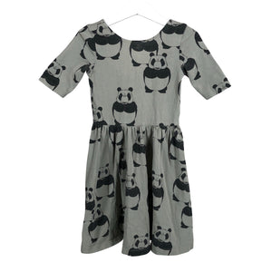 Tyttöjen Mainio - Trikoomekko, koko 110 - 116 - Vihreä (1)