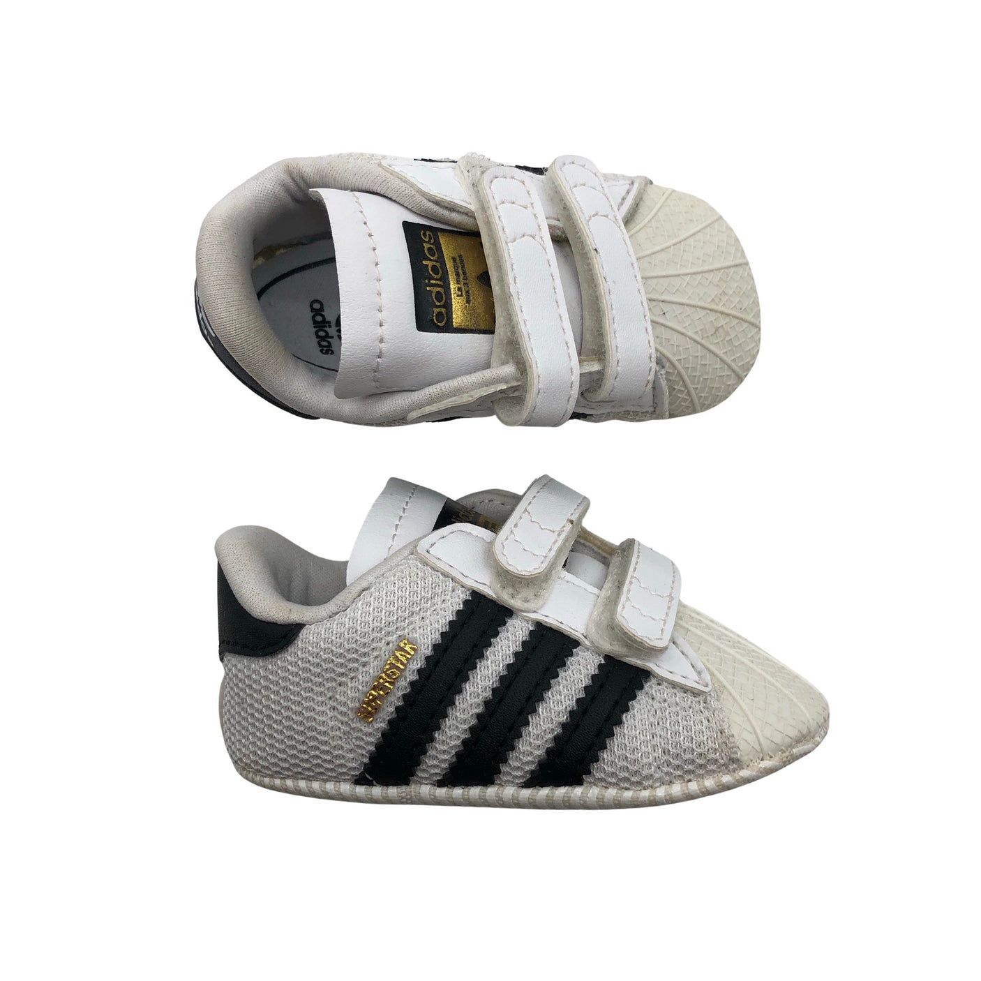 Unisex Adidas - Sisätossut, koko 17 - Valkoinen (1)