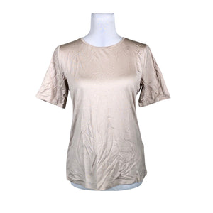 Naisten Essentials by Stockmann - T-paita, koko 38 - Beige (1)