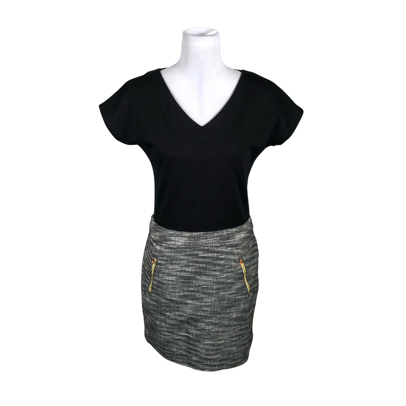 Naisten Esprit - Kotelomekko, koko 36 - Musta (1)