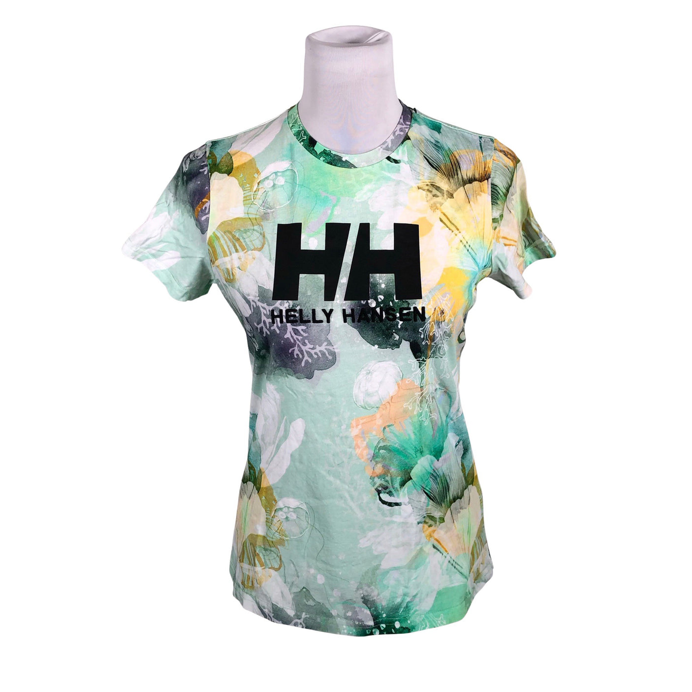 Naisten Helly Hansen - T-paita, koko 36 - Vihreä (1)