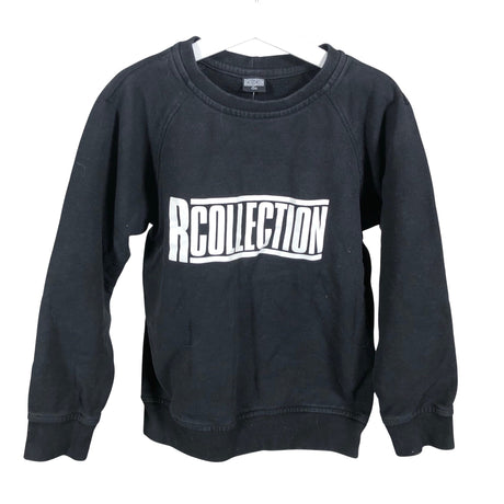 Unisex R-collection - Collegepaita, koko 128 - 134 - Musta ()