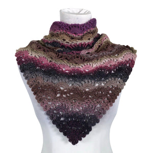 Naisten Handmade - Kaulaliina, koko Midi - Violetti (1)