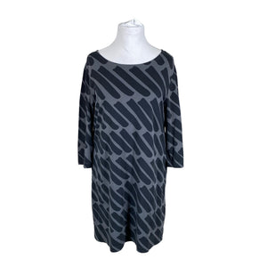 Naisten Marimekko - Trikoomekko, koko 44 - Harmaa (1)