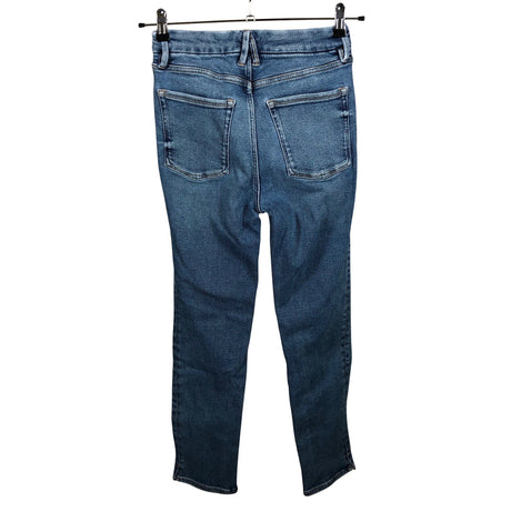Naisten Good American - Farkut, koko W27 - Vaaleansininen (2)