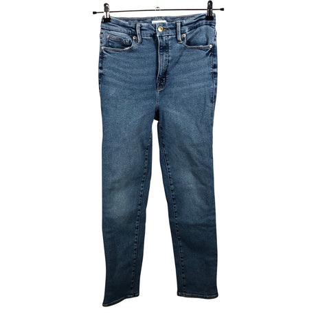 Naisten Good American - Farkut, koko W27 - Vaaleansininen ()