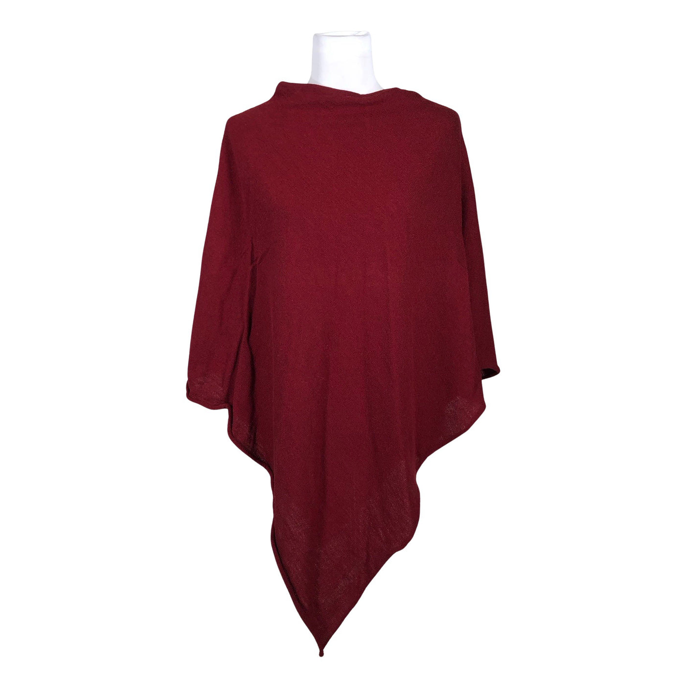 Naisten Marja Kurki - Poncho, koko 38 - Viininpunainen (1)