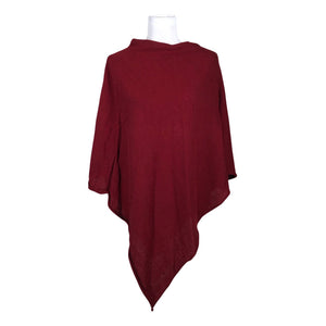 Naisten Marja Kurki - Poncho, koko 38 - Viininpunainen (1)
