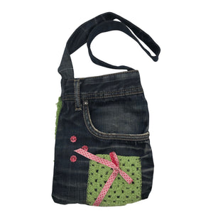 Naisten Handmade - Käsilaukku, koko Mini - Sininen (1)