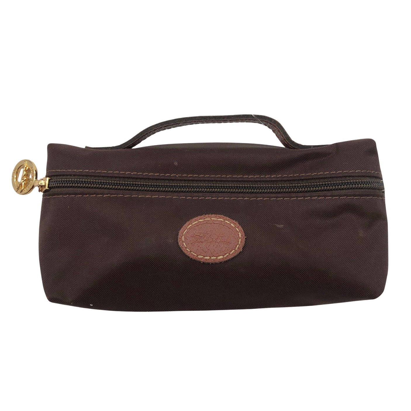 Naisten Longchamp - Toilettilaukku, koko Mini - Ruskea (1)