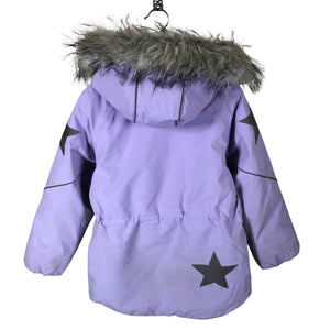 Tyttöjen Molo Kids - Toppatakki, koko 116 - 122 - Violetti (2)