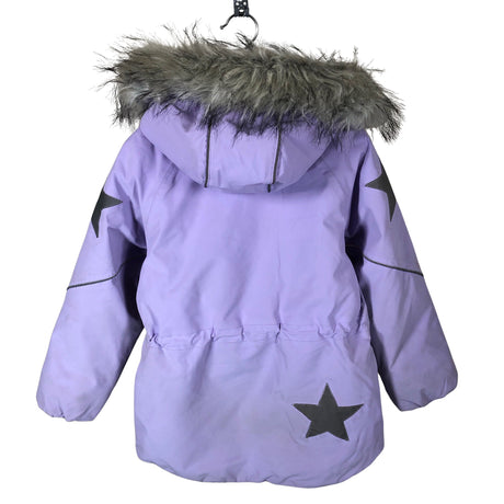 Tyttöjen Molo Kids - Toppatakki, koko 116 - 122 - Violetti (2)