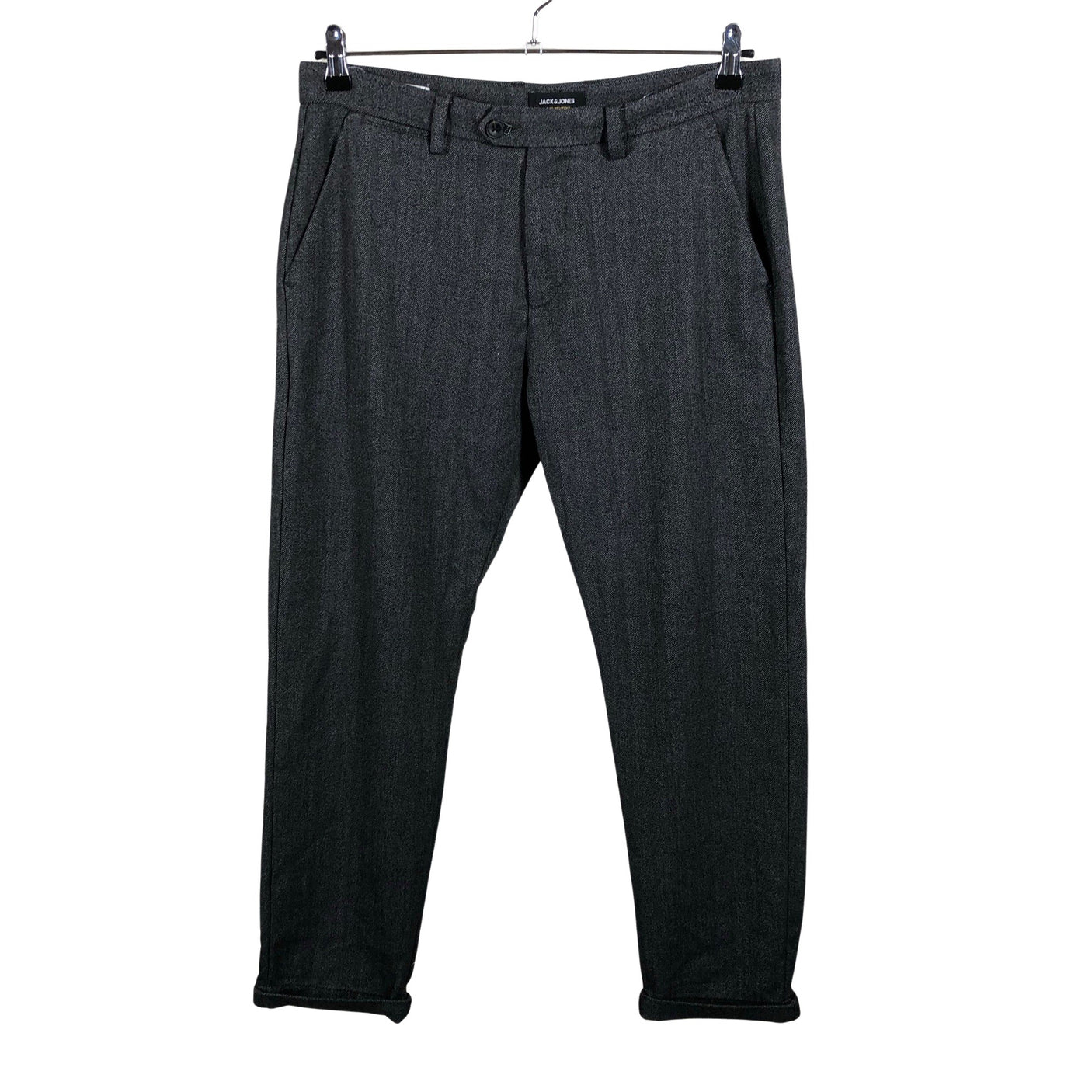Miesten Jack & Jones - Kangashousut, koko W34 - Harmaa (1)