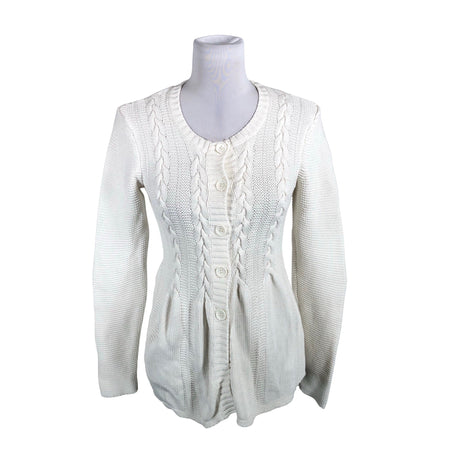 Naisten Andiata - Neuletakki, koko 36 - Valkoinen ()