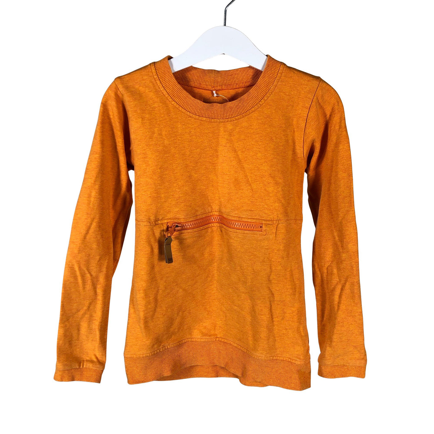 Unisex Metsola - Collegepaita, koko 122 - 128 - Oranssi (1)