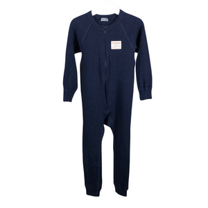 Unisex Ruskovilla - Villahaalari, koko 104 - 110 - Sininen (1)