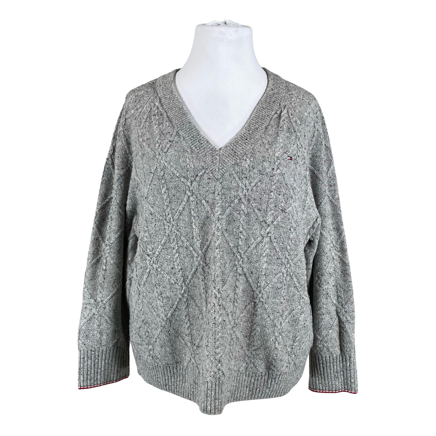 Naisten Tommy Hilfiger - Neulepaita, koko 42 - Harmaa (1)