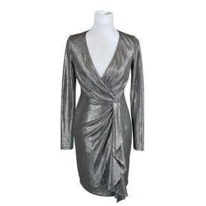 Naisten Lauren Ralph Lauren - Juhlamekko, koko 38 - Hopea (1)