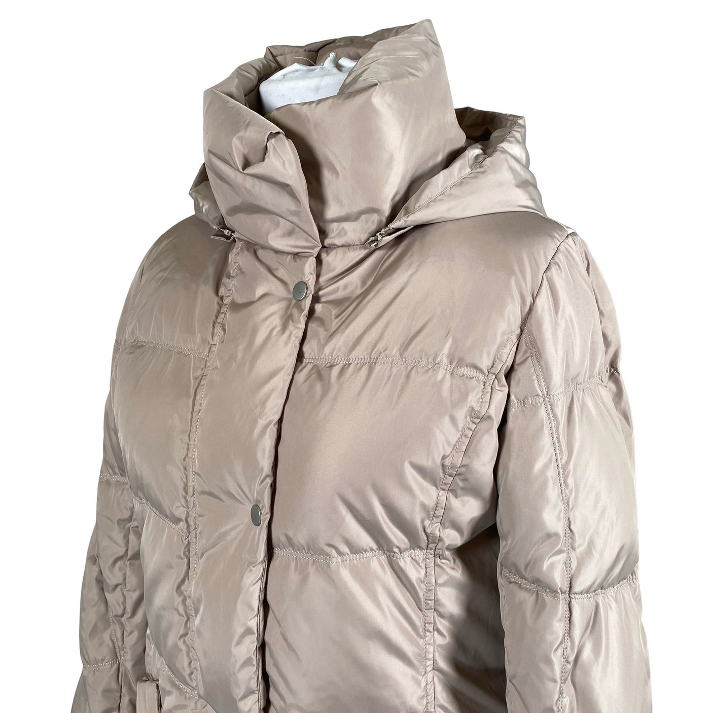 Naisten Chic - Untuvatakki, koko 44 - Beige (2)