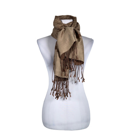 Naisten Pashmina - Kaulaliina, koko Maxi - Ruskea ()