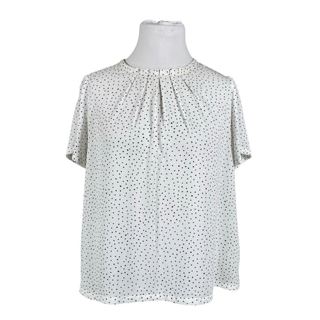 Naisten Marks&Spencer - Lyhythihainen pusero, koko 48 - Valkoinen ()