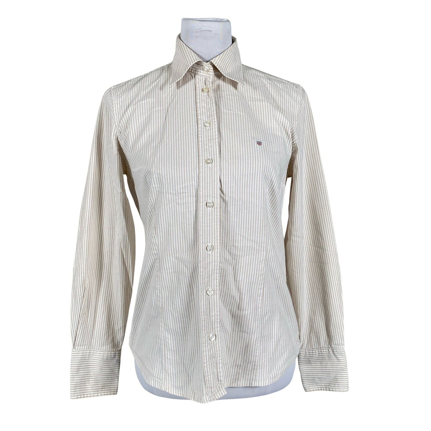 Naisten Gant - Kauluspaita, koko 40 - Beige (1)