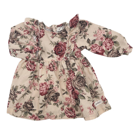 Tyttöjen Newbie - Kangasmekko, koko 56 - 62 - Beige ()