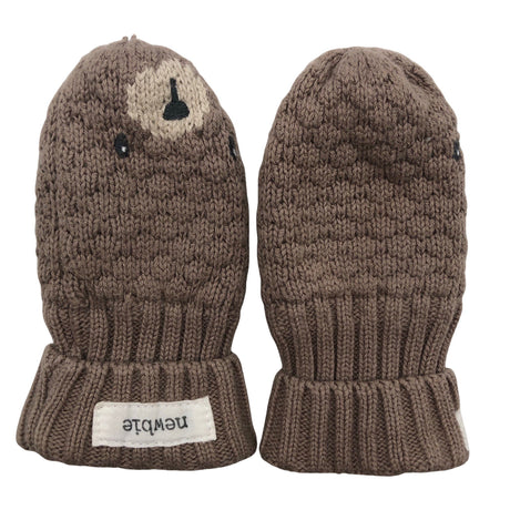 Unisex Newbie - Lapaset, koko 0 - 1 vuotta - Ruskea ()