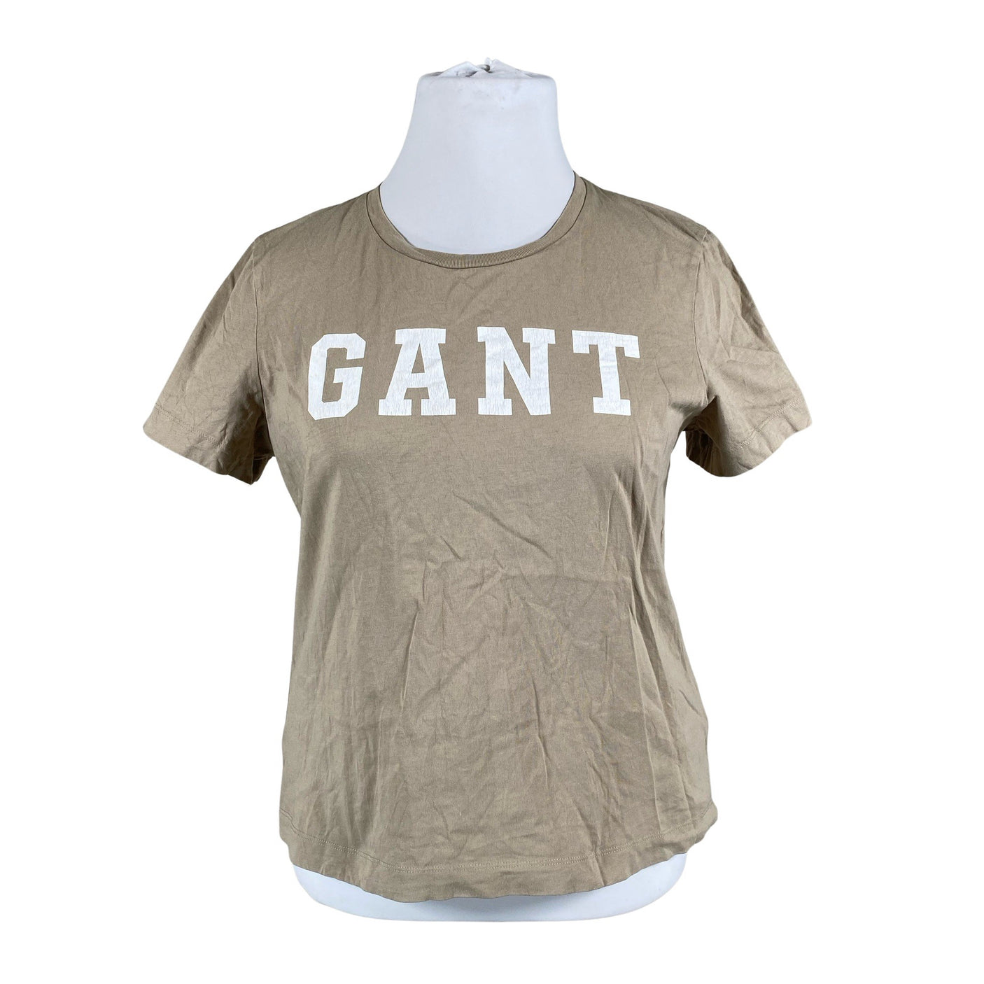 Naisten Gant - T-paita, koko 42 - Beige (1)