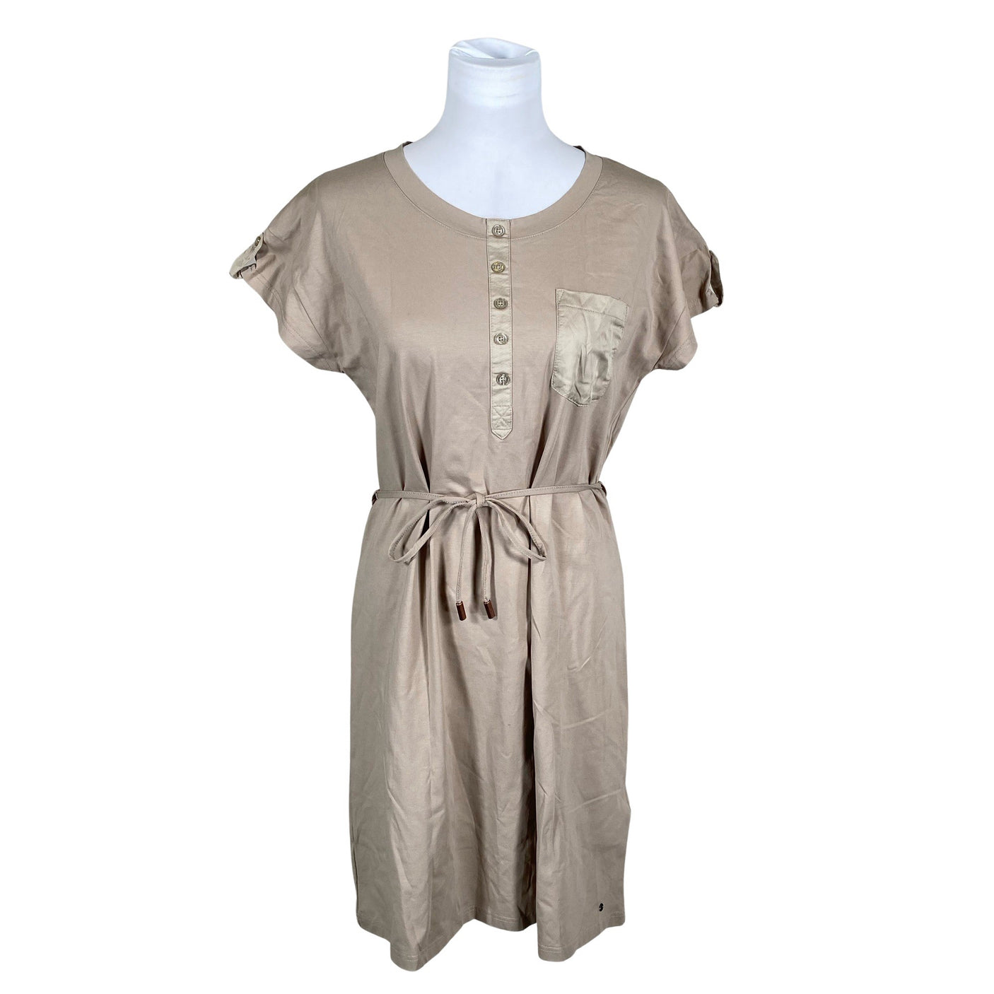 Naisten Luhta - Trikoomekko, koko 36 - Beige (1)