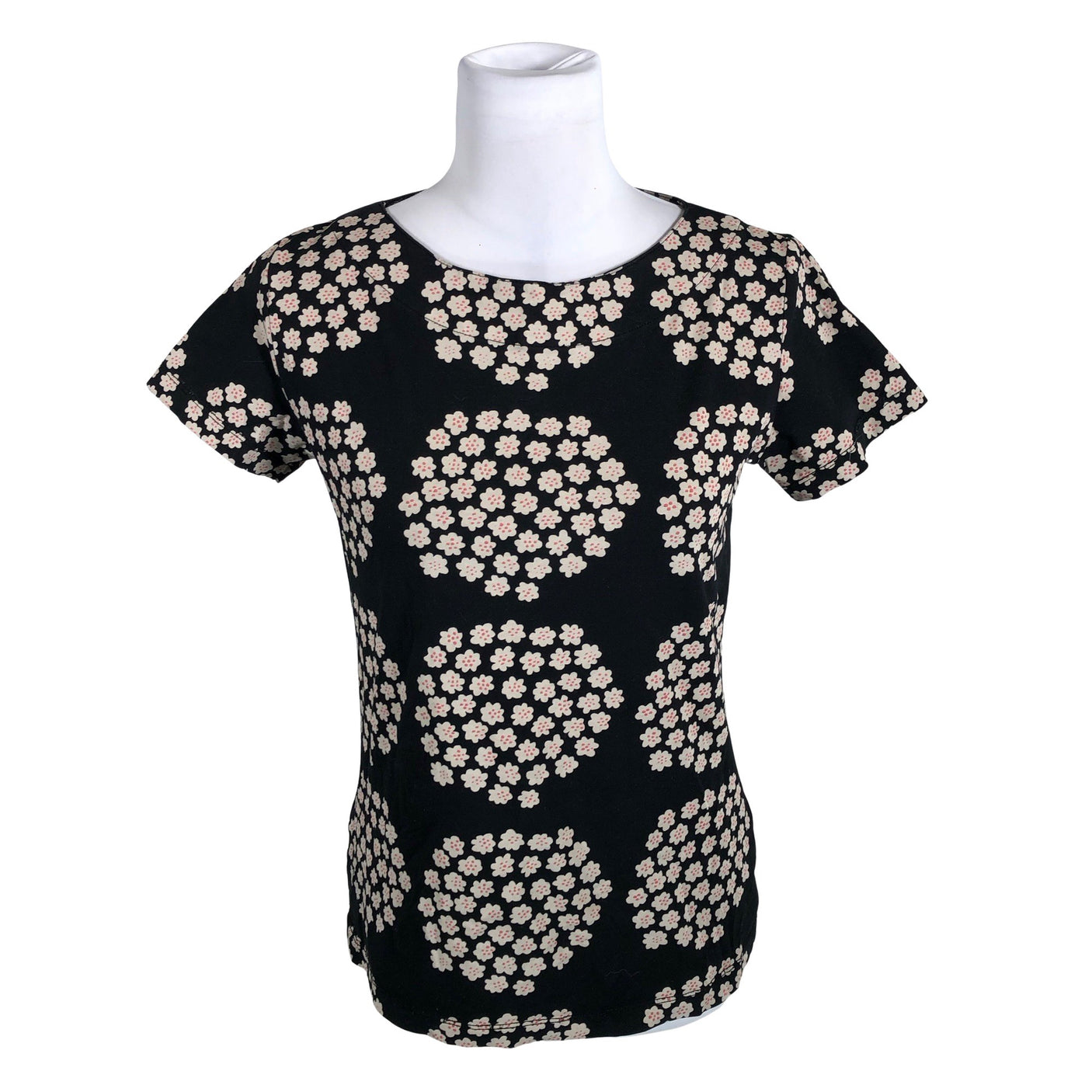 Naisten Marimekko - T-paita, koko 36 - Musta (1)