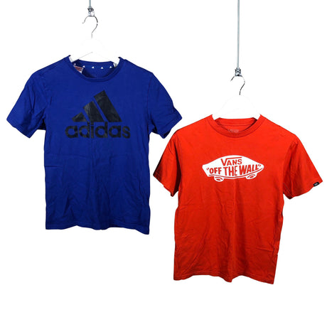 Unisex Adidas - T-paita, koko 158 - 164 - Sininen ()