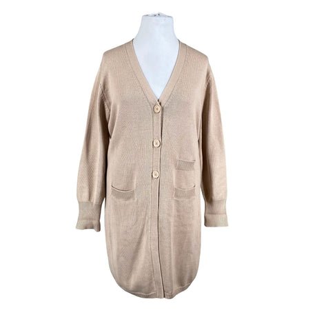 Naisten Voglia - Neuletakki, koko 44 - Beige ()