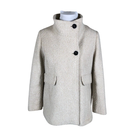 Naisten Caroll - Villakangastakki, koko 44 - Beige ()
