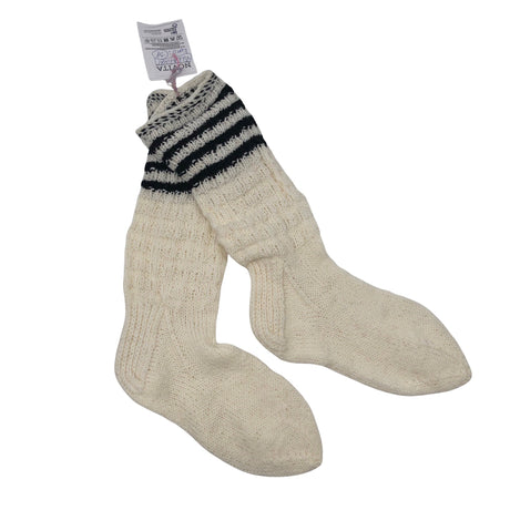 Naisten Handmade - Villasukat, koko 38 - Luonnonvalkoinen ()