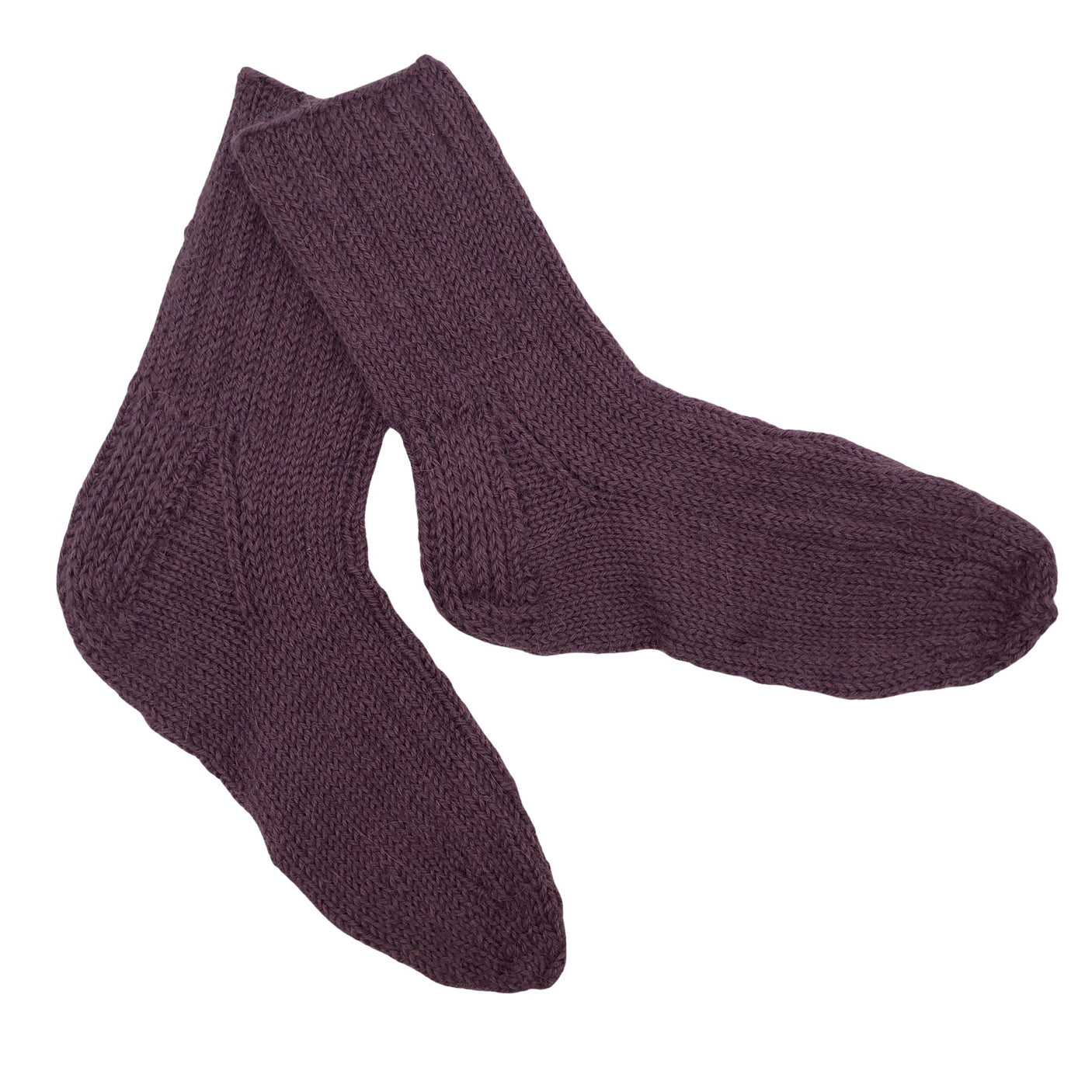 Naisten Handmade - Villasukat, koko 38 - Violetti (1)
