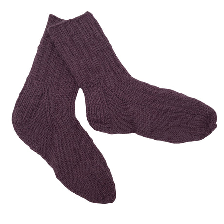 Naisten Handmade - Villasukat, koko 38 - Violetti ()