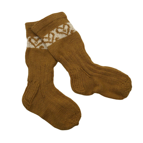 Naisten Handmade - Villasukat, koko 37 - Keltainen ()