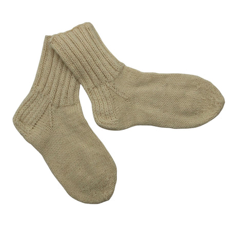 Naisten Handmade - Villasukat, koko 40 - Luonnonvalkoinen ()