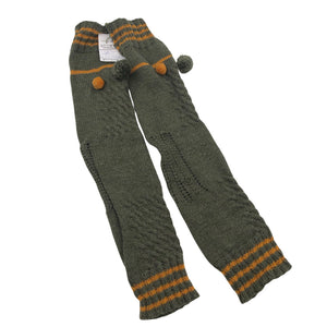 Naisten Handmade - Säärystimet, koko 38 - Vihreä (1)