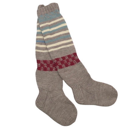 Naisten Handmade - Villasukat, koko 37 - Beige ()