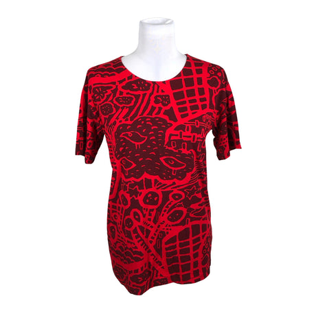 Naisten Marimekko - T-paita, koko 36 - Punainen ()