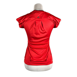 Naisten Adidas - Urheilupaita, lyhyet hihat, koko 36 - Punainen (2)