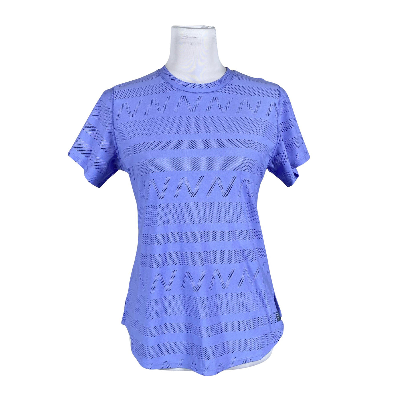 Naisten New Balance - Urheilupaita, lyhyet hihat, koko 38 - Violetti (1)