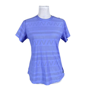 Naisten New Balance - Urheilupaita, lyhyet hihat, koko 38 - Violetti (1)