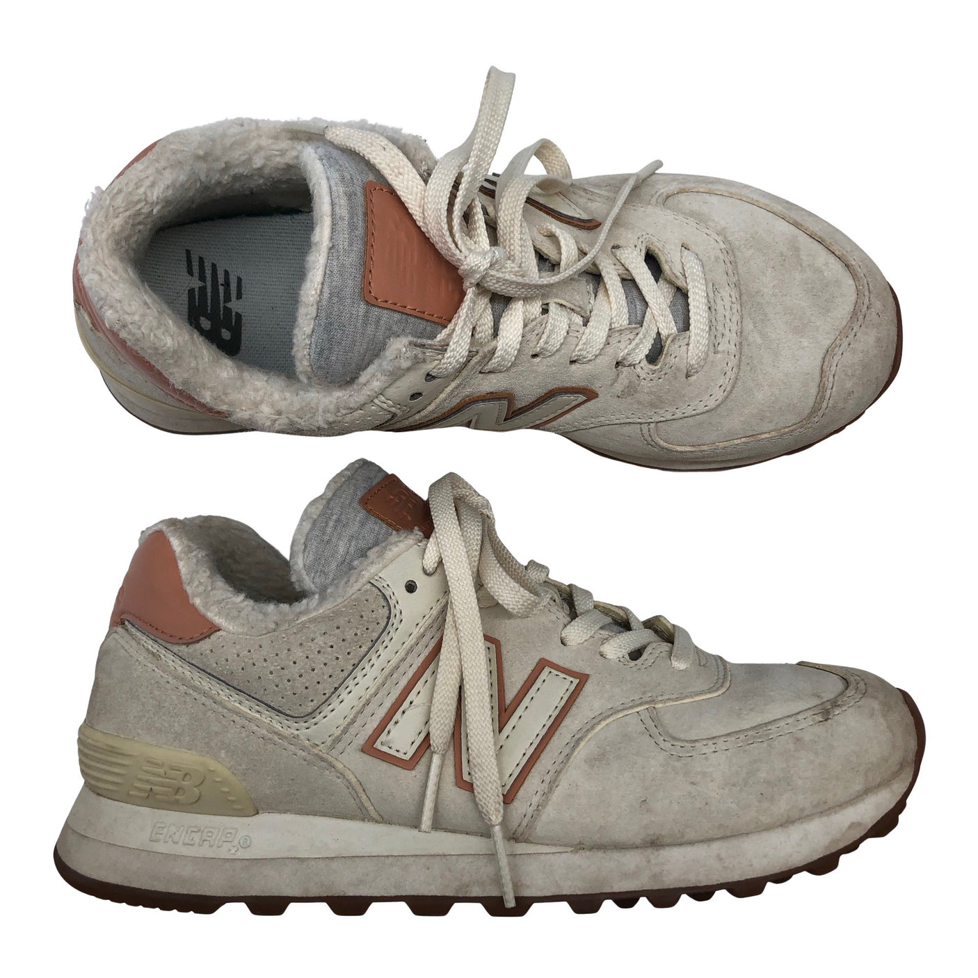 Naisten New Balance - Lenkkarit, koko 37 - Harmaa (1)