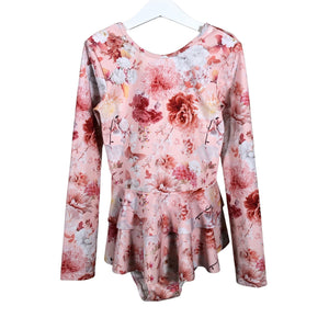 Tyttöjen Gugguu - Uimapuku, koko 134 - 140 - Vaaleanpunainen (1)