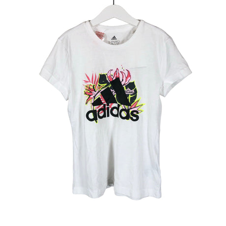 Tyttöjen Adidas - T-paita, koko 146 - 152 - Valkoinen ()