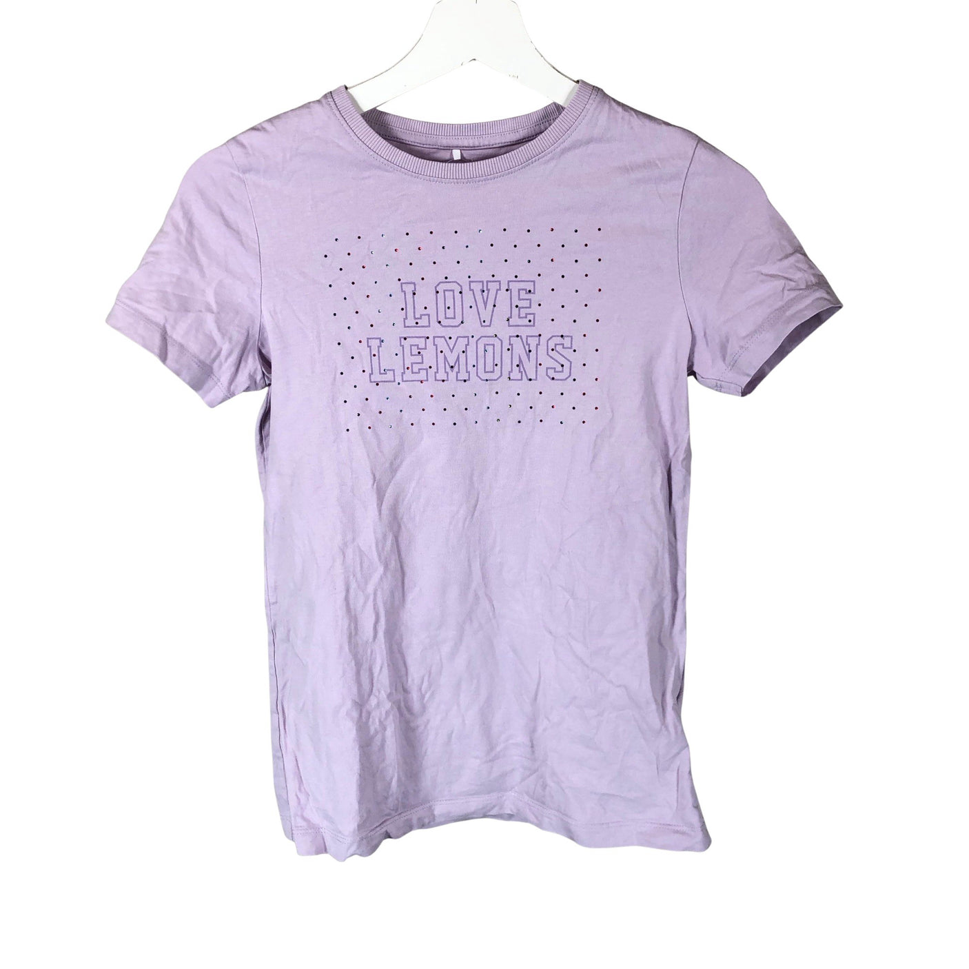 Tyttöjen Name It - T-paita, koko 158 - 164 - Violetti (1)