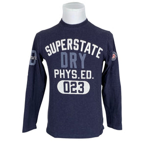 Miesten Superdry - Trikoopaita, koko M - Sininen (1)